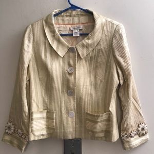 SUNNY CHOI JACKET SILK BLEND SIZE 2